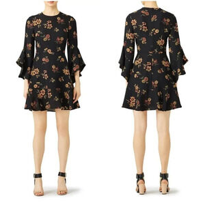A.L.C. Black Floral Dress